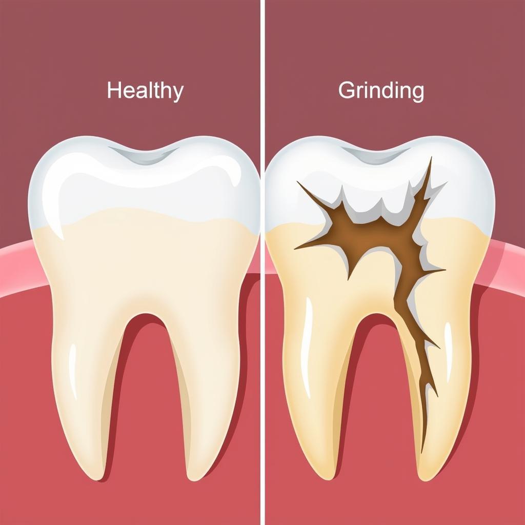 Teeth Grinding Damage