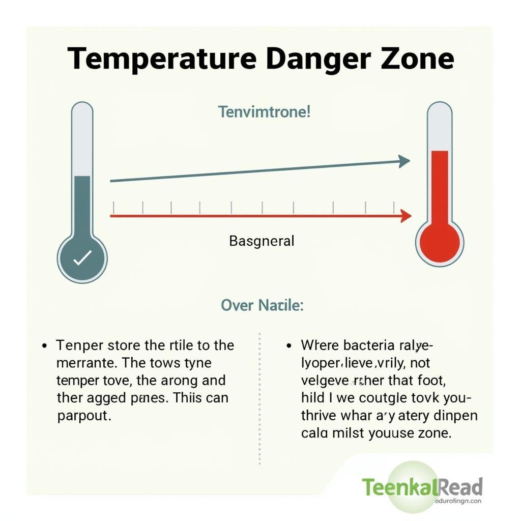 Food Temperature Danger Zone Chart