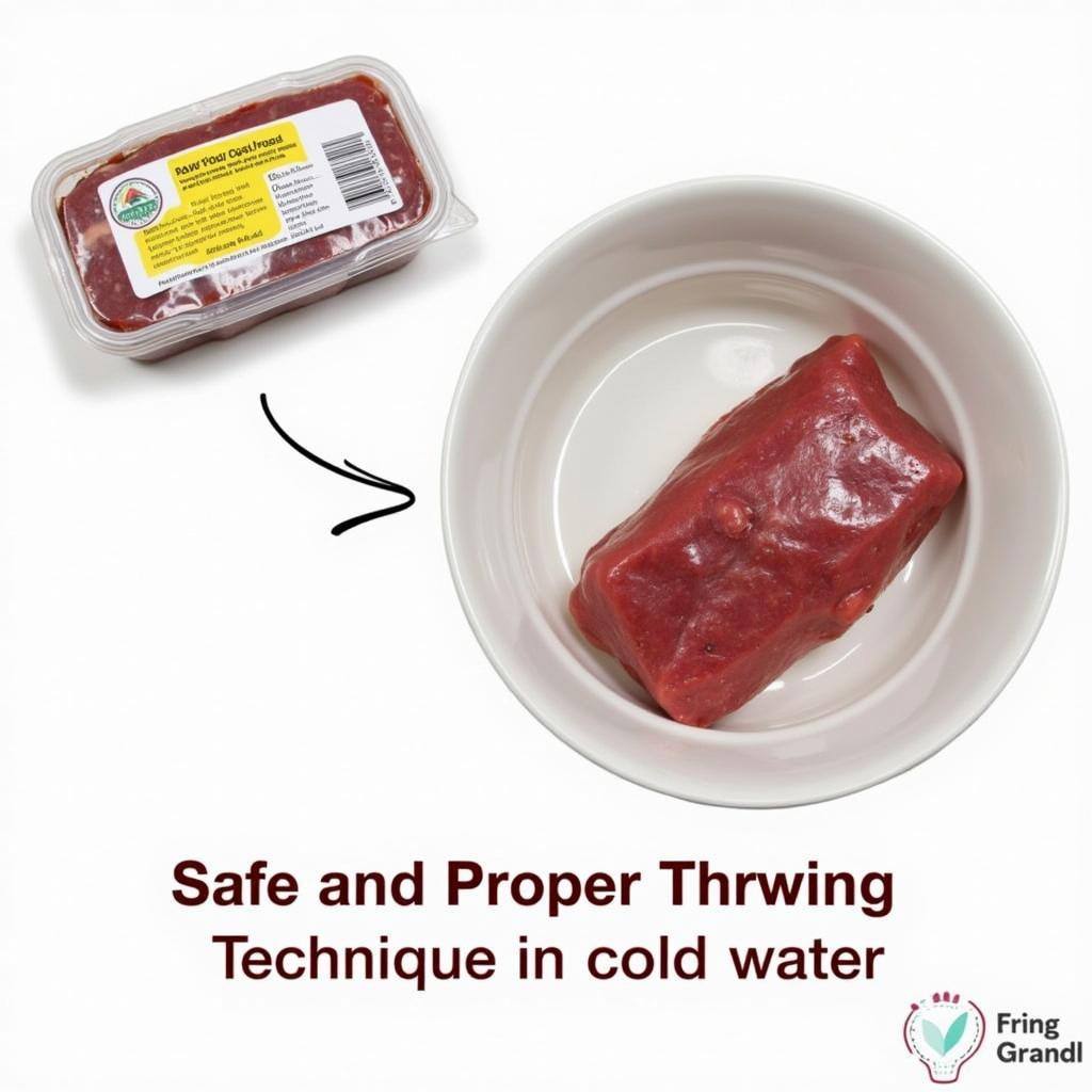 Thawing Raw Dog Food in Cold Water