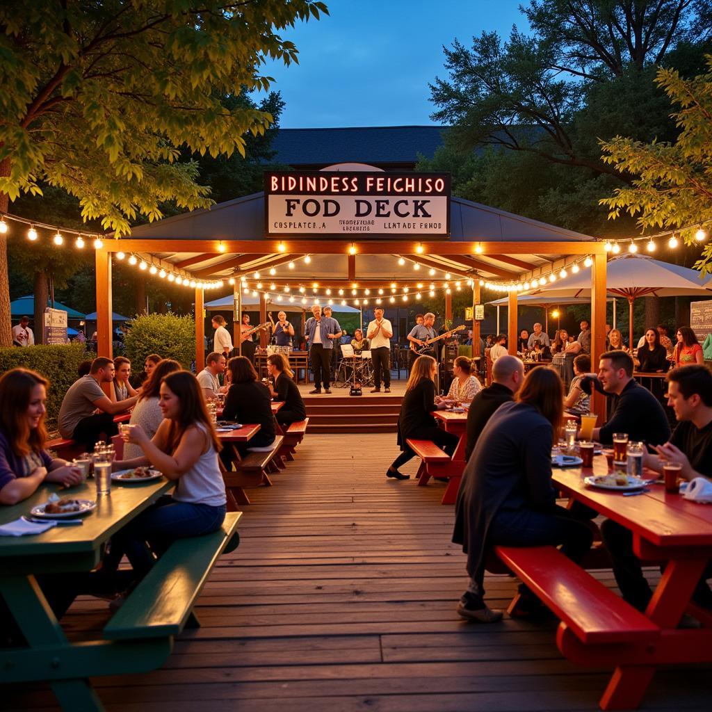 Vibrant Atmosphere at The Deck Food Park