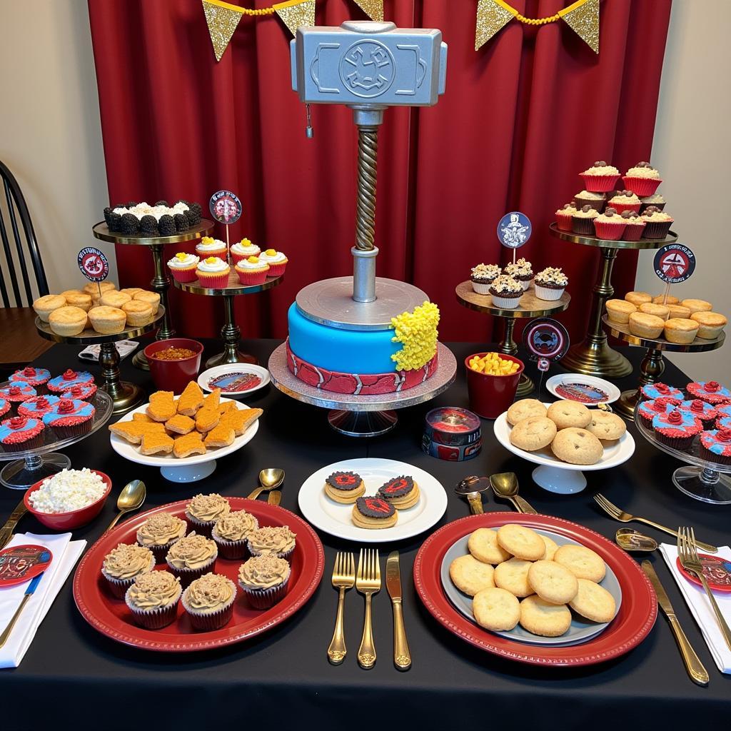 Thor's Hammer Themed Party Food