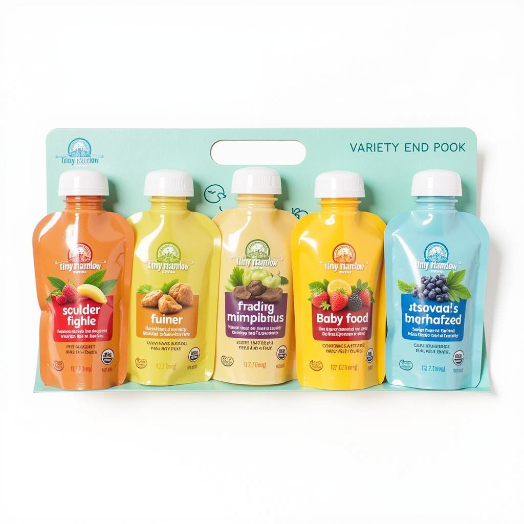 Tiny Harlow Baby Food Variety Pack