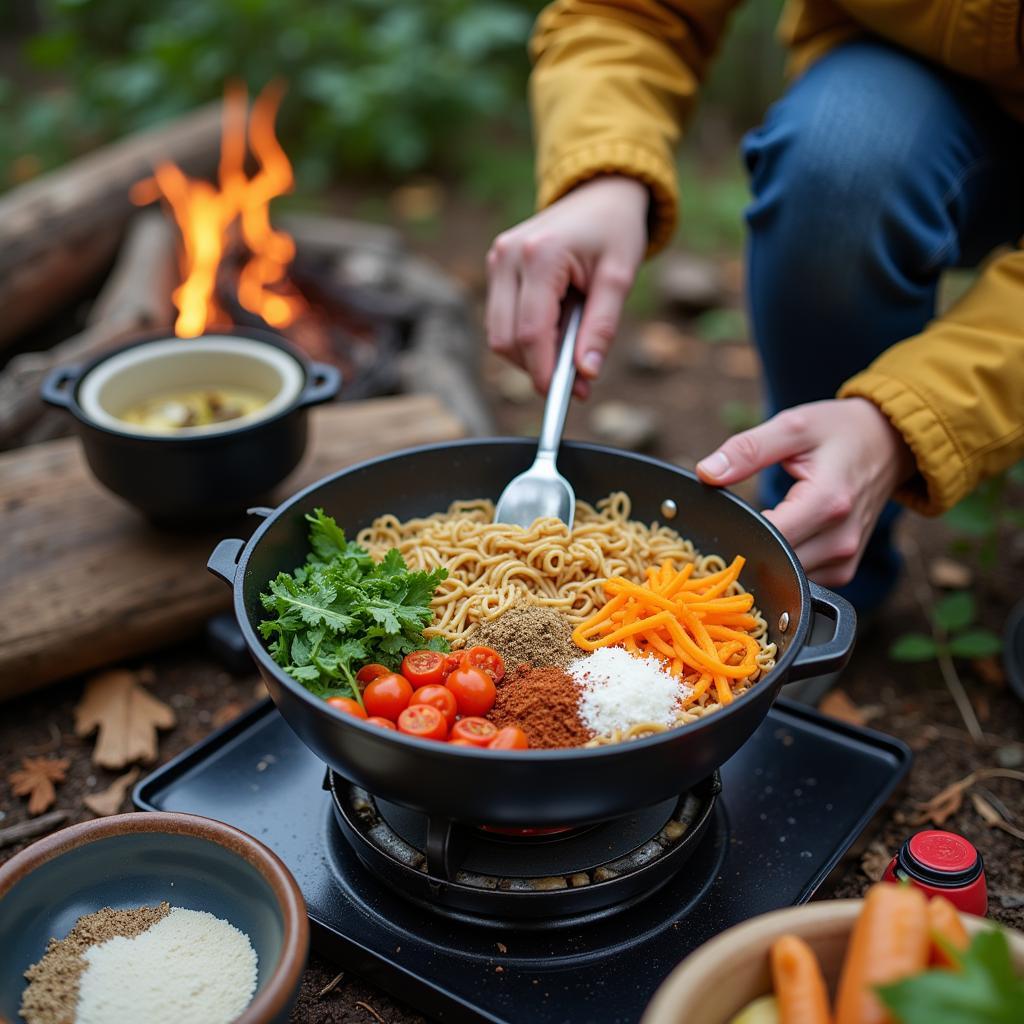 Easy backpacking meals from Trader Joe's