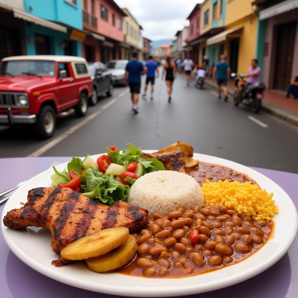 Traditional Costa Rican Food in Tamarindo