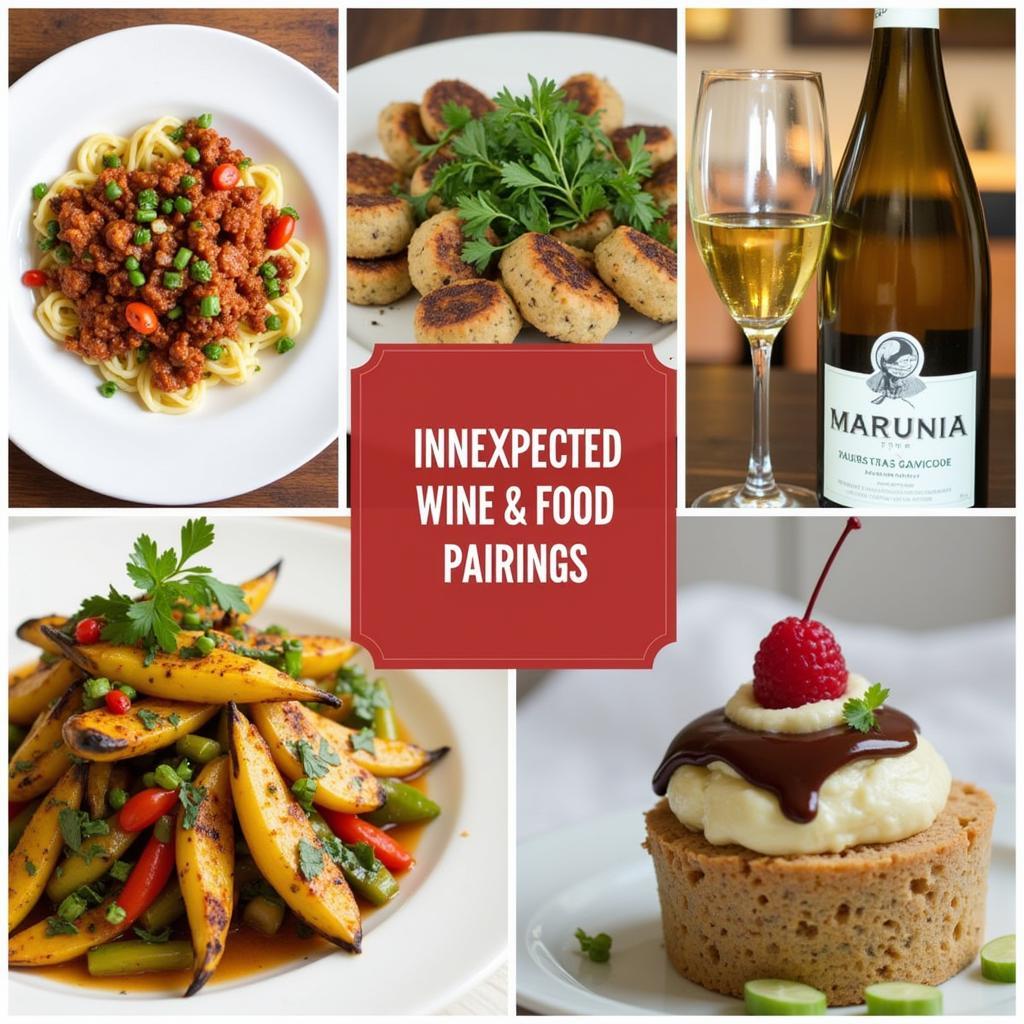 Unconventional Wine and Food Matches