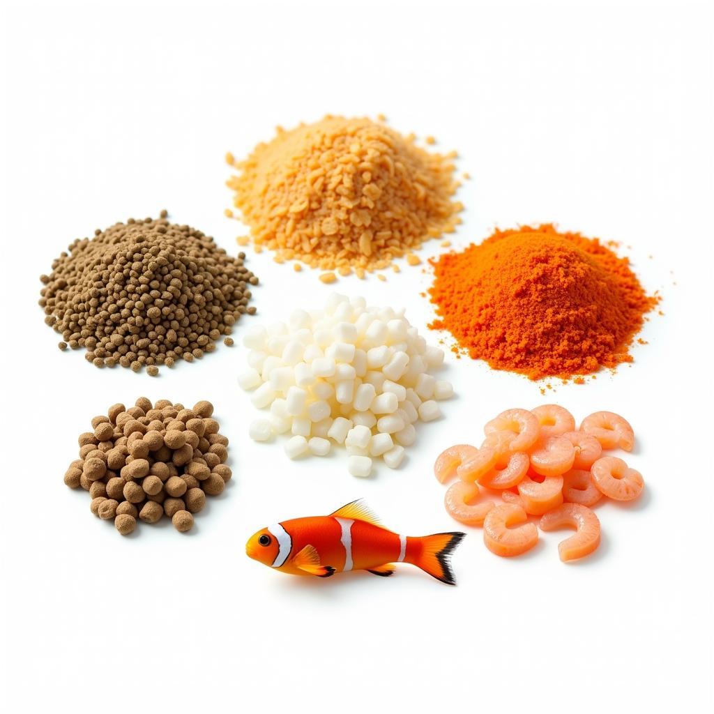 Different Types of Clownfish Food