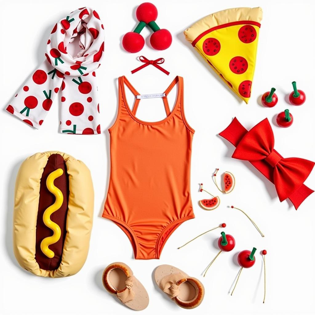 Various Food Themed Clothing Items