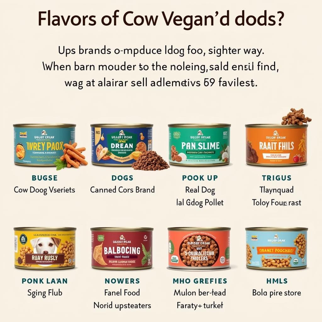 A Variety of Vegan Canned Dog Food Options