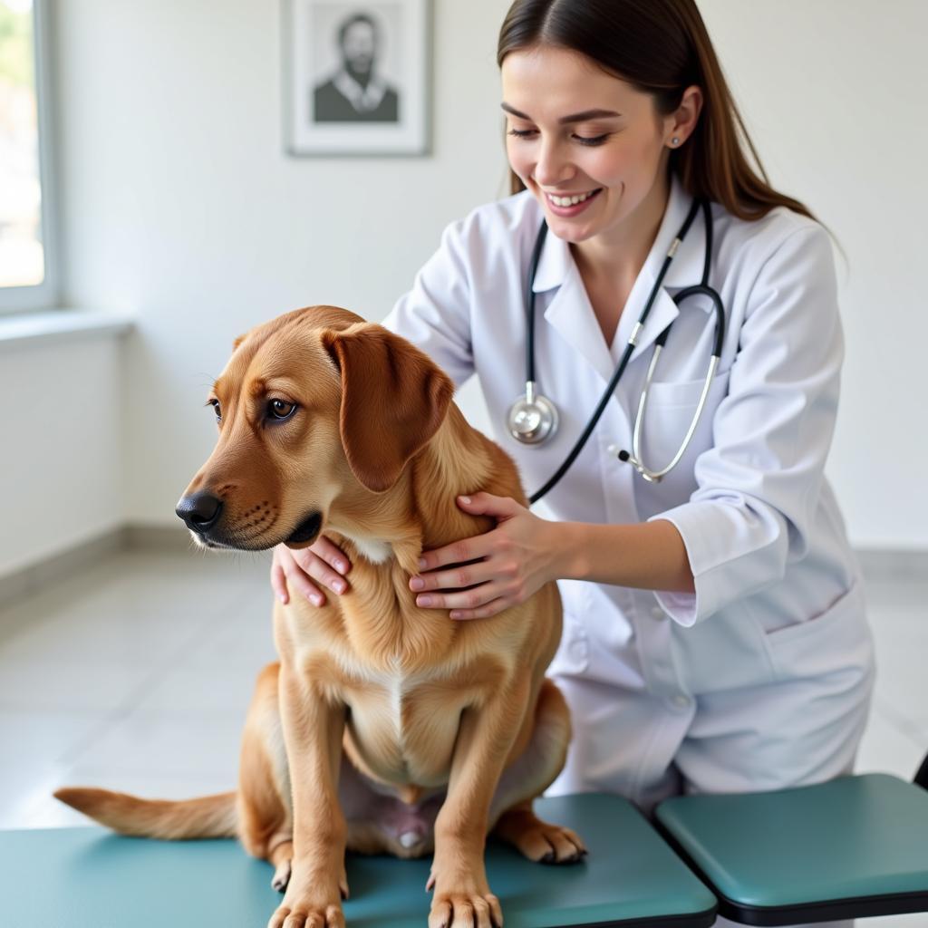 Veterinarian Check-up for Dog