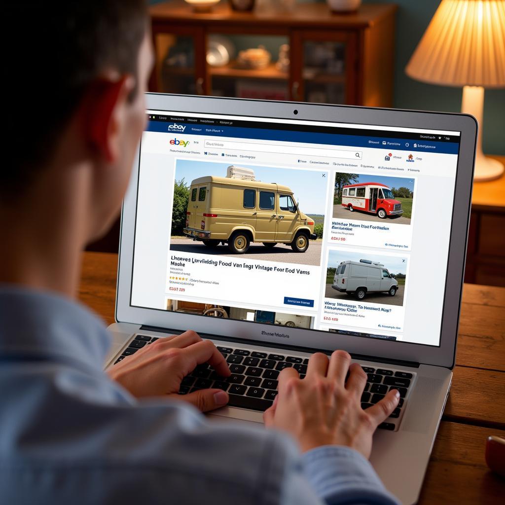 Searching Online for a Vintage Food Van