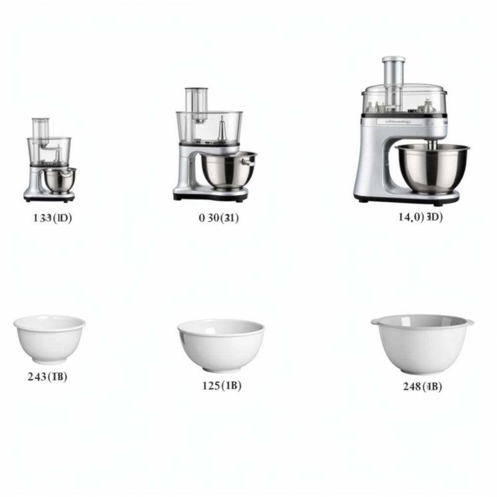 Waring Commercial Food Processor Capacity Options