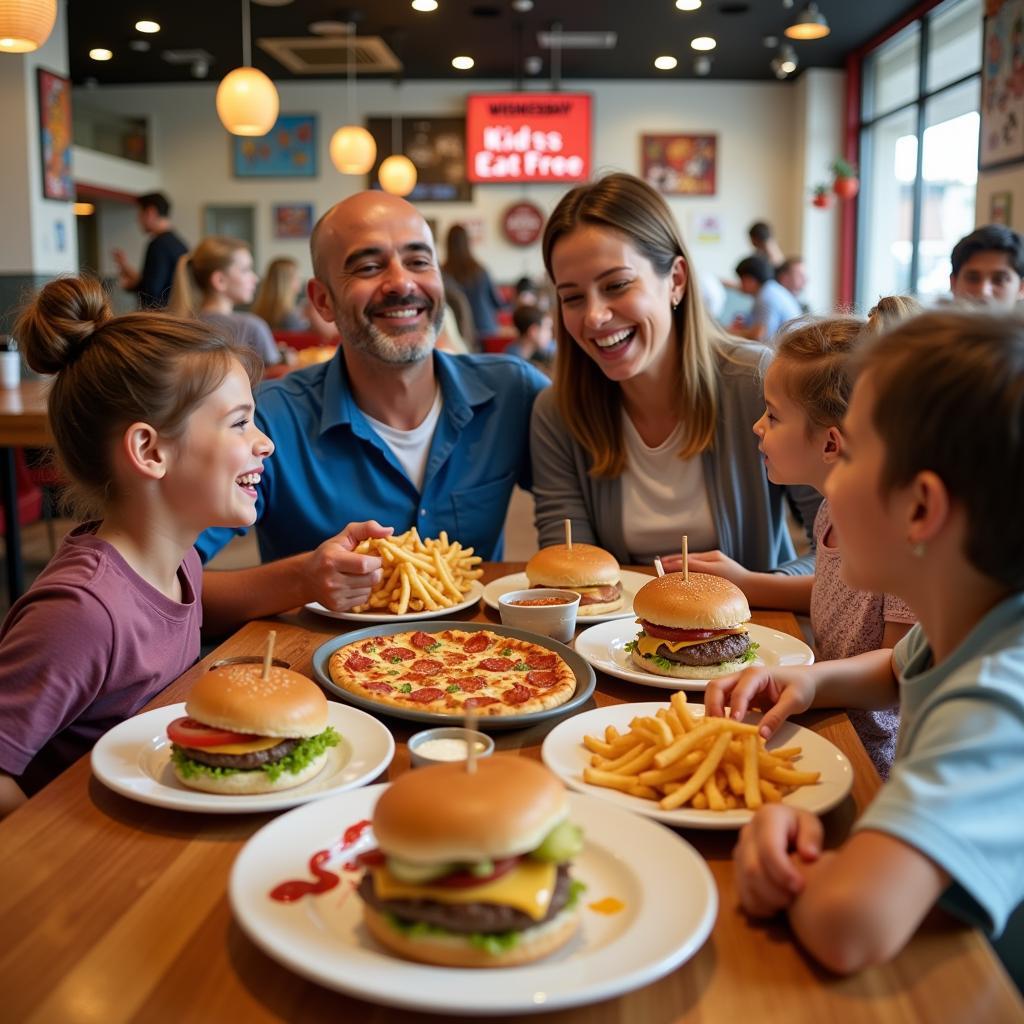 Enjoying Wednesday Food Deals with Family