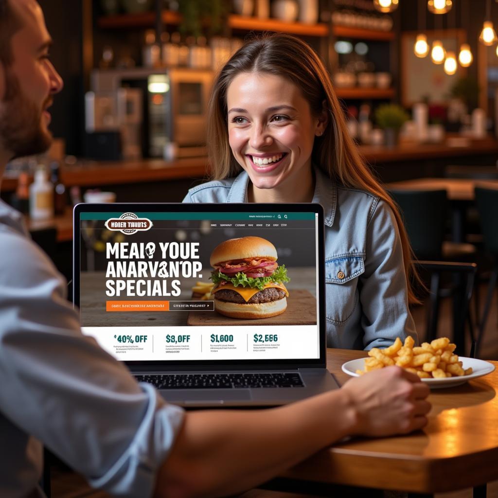 Checking Restaurant Websites for Deals