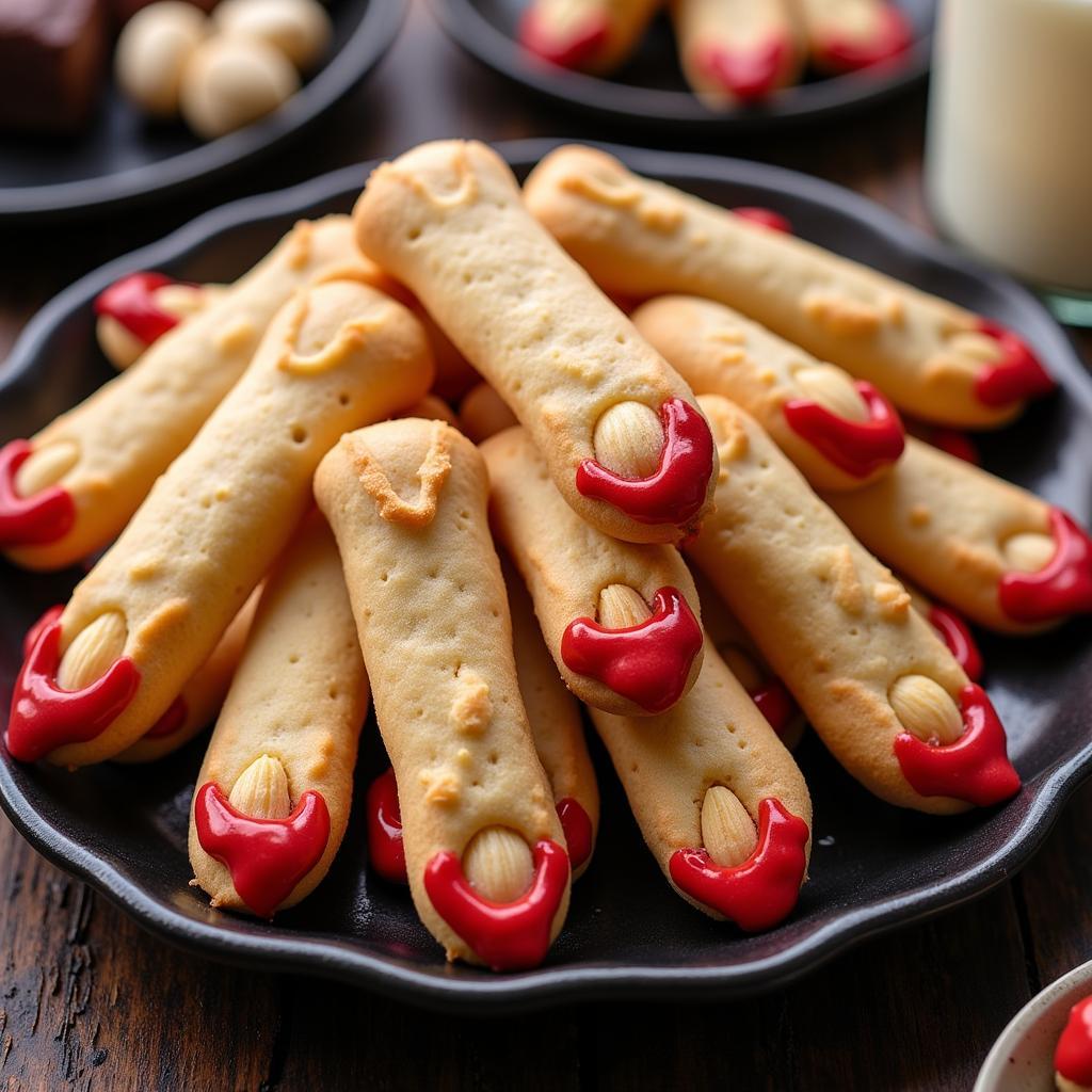 Witch Finger Cookies for Halloween