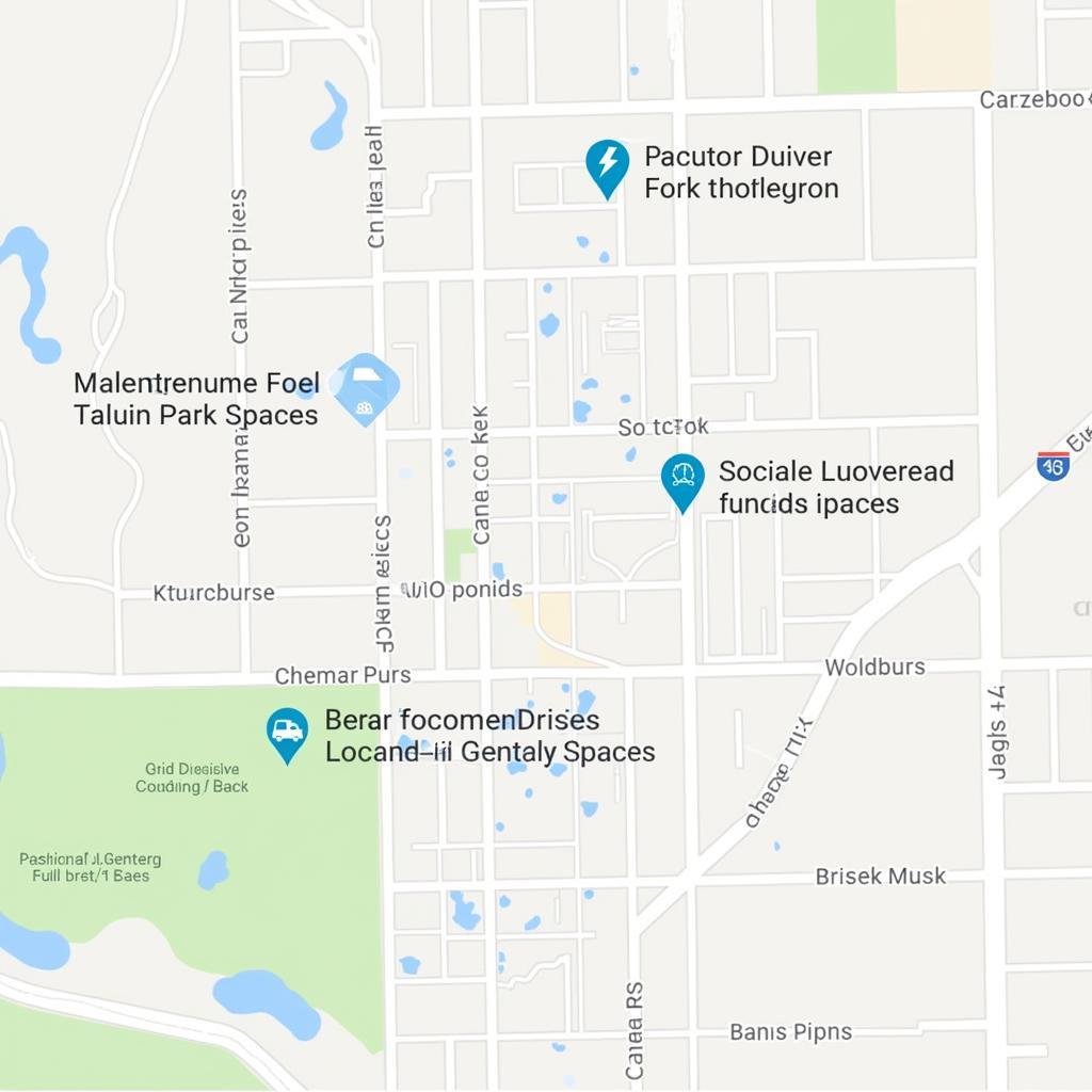 Food Truck Location Map in Woodburn