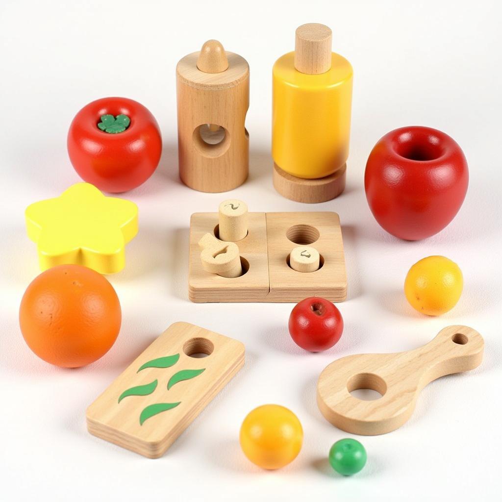 Wooden Food Toys Set for Toddlers