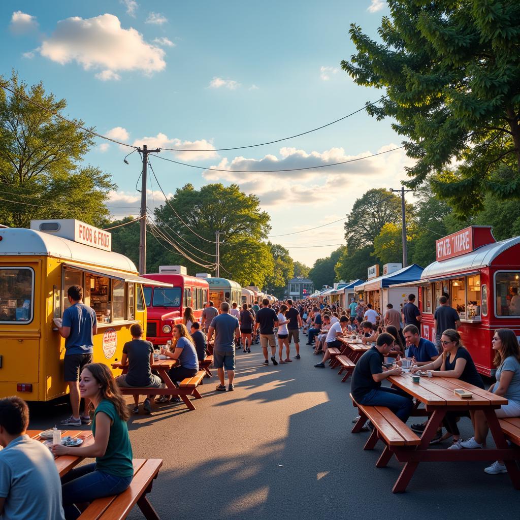 Worcester MA Food Truck Scene at a Festival