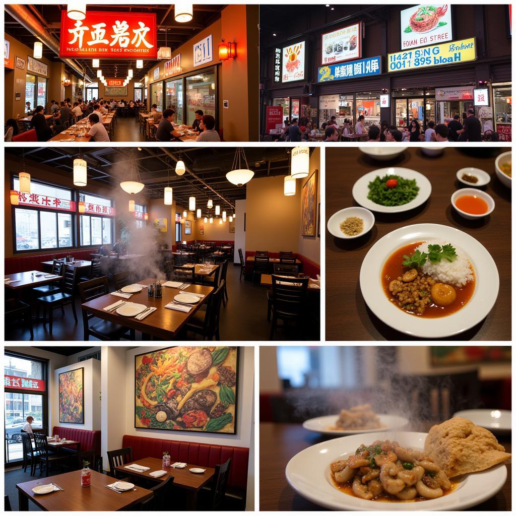 Diverse Chinese Restaurants on 10th Street