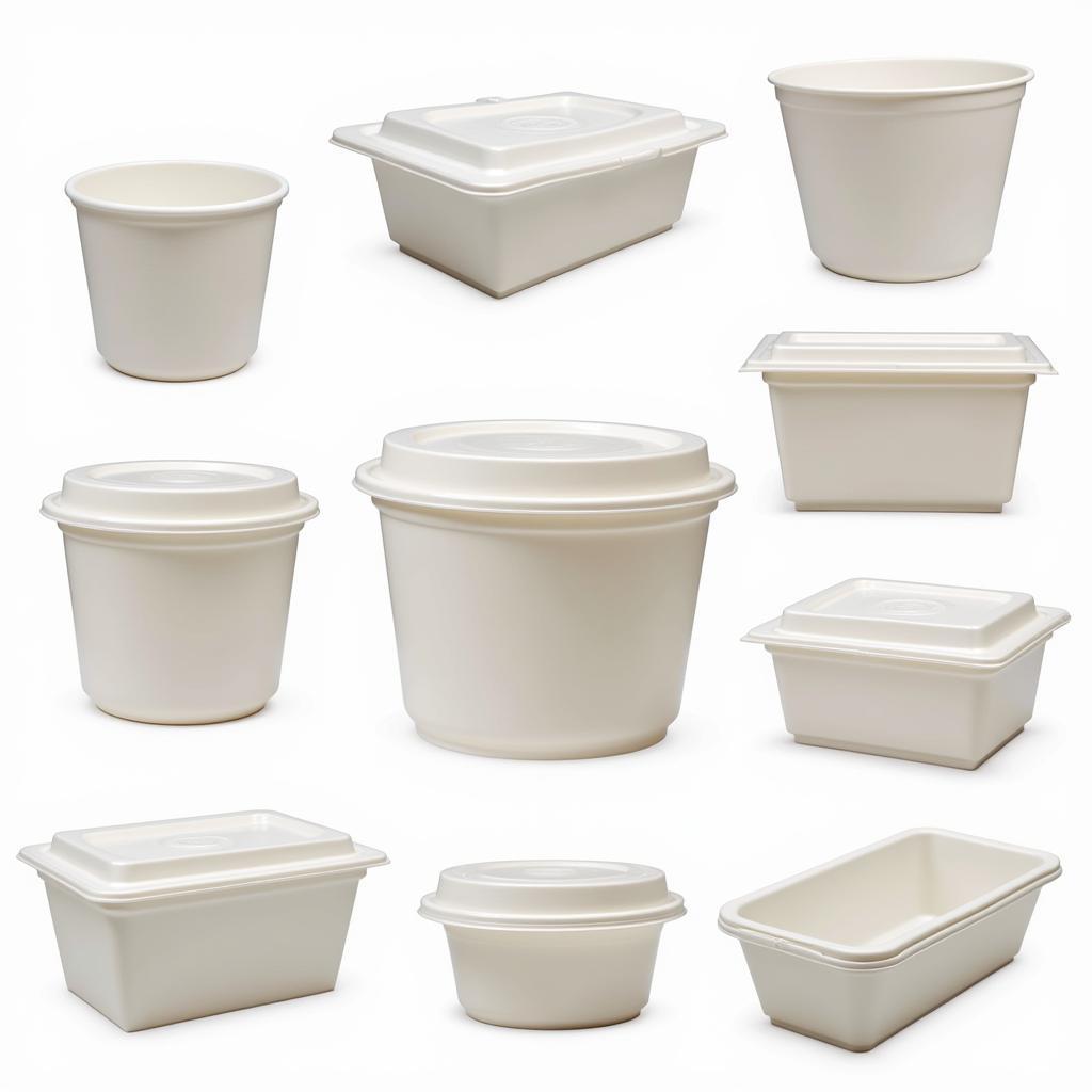 Variety of 16 oz Food Containers with Lids