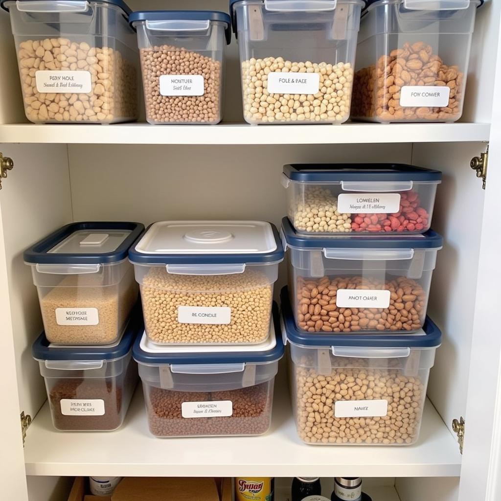 Organizing Your Pantry with 18 qt Food Storage Containers