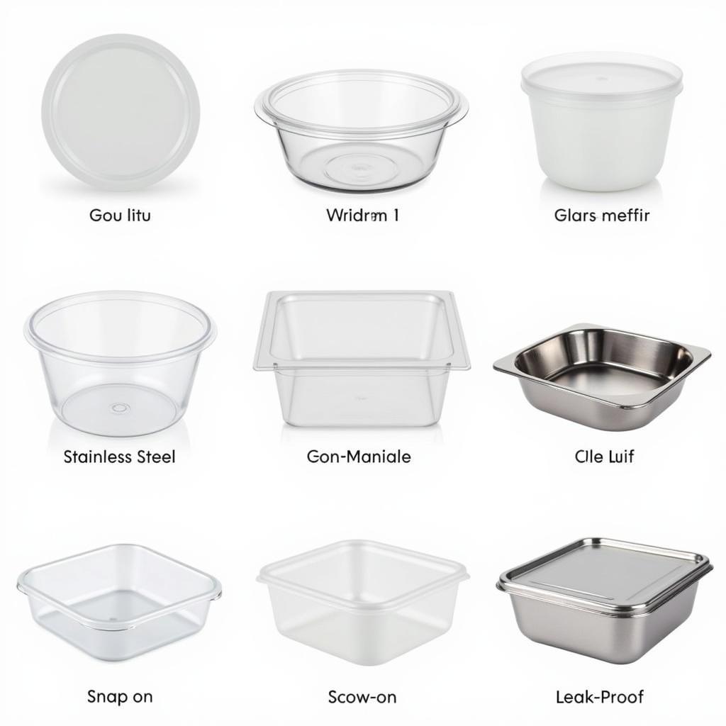 Various 32 oz Food Containers