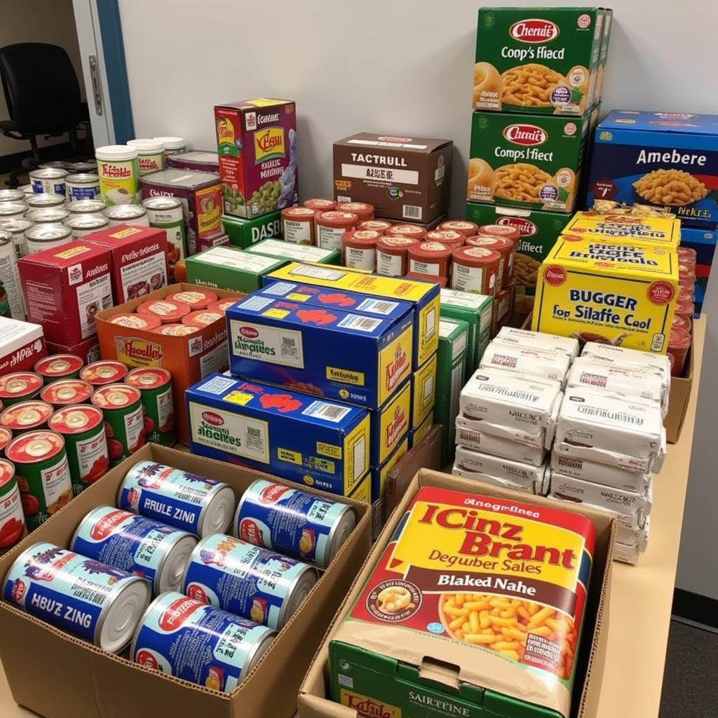 Community Donations at the Aberdeen WA Food Bank