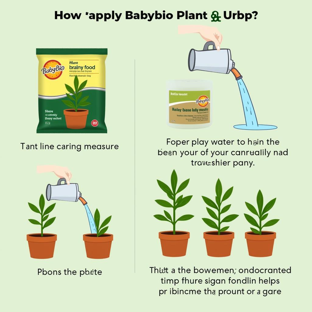 Applying Babybio Plant Food Correctly