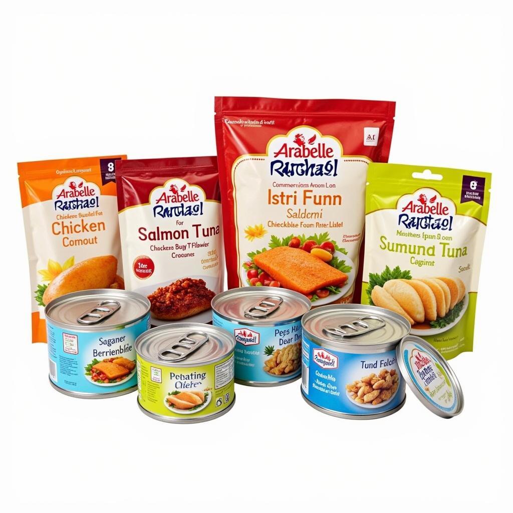 Different flavors of Arabelle Raphael wet food