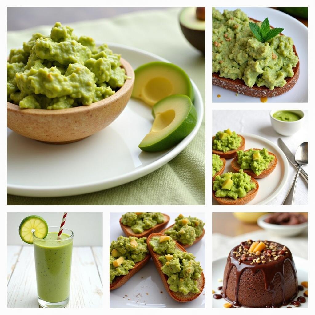 Variety of Avocado Dishes