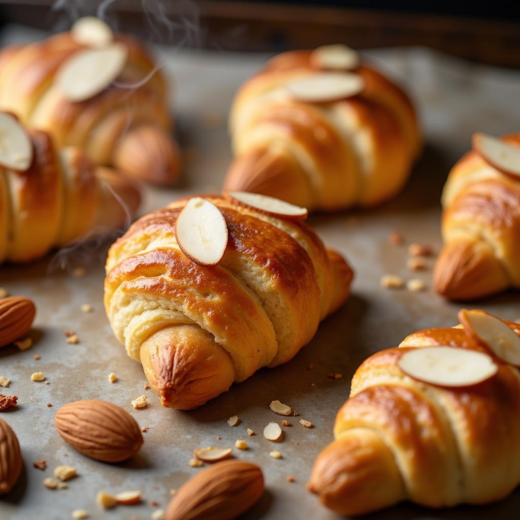 Delicious Bear Claw Pastries Fresh from the Oven