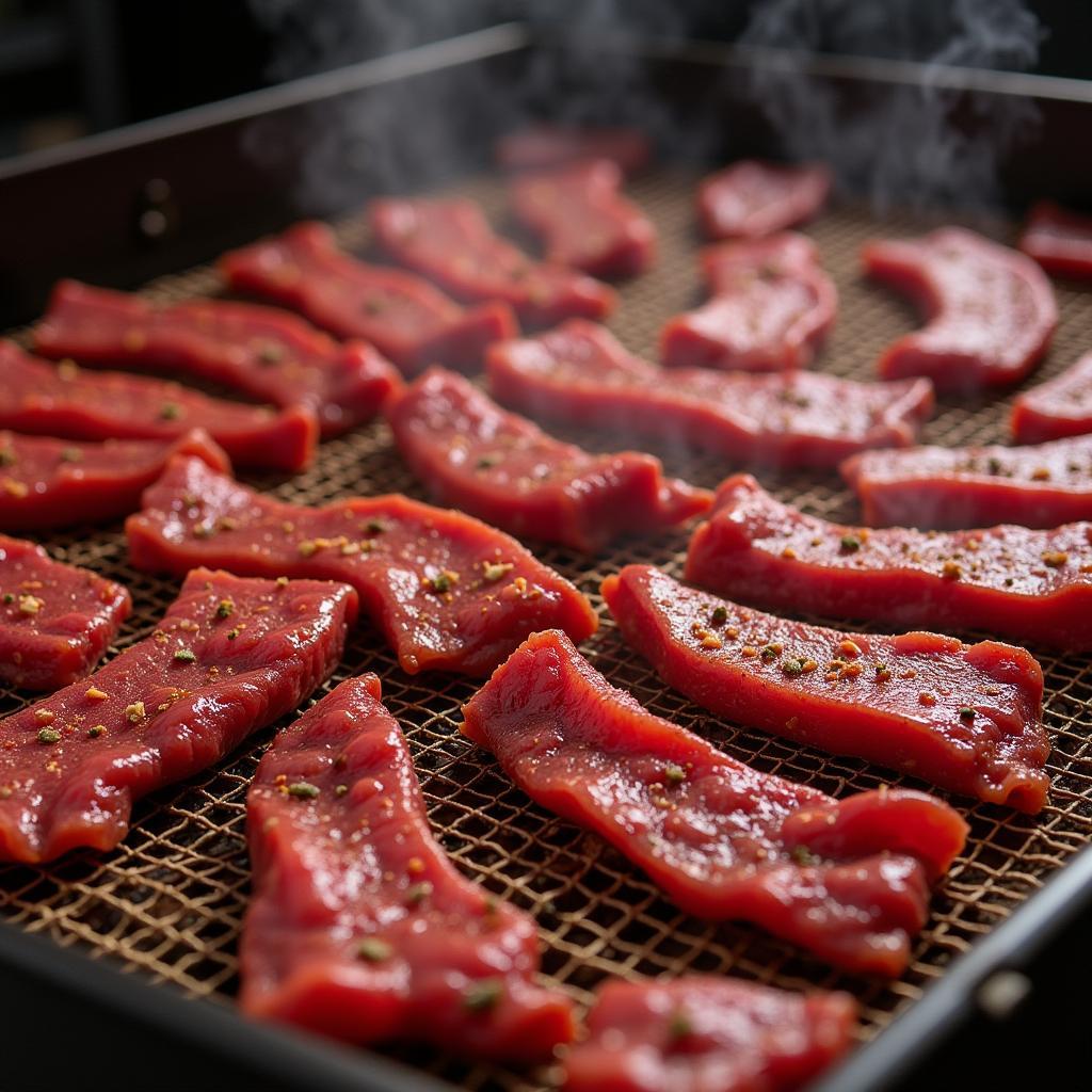 Homemade Beef Jerky Dehydrating