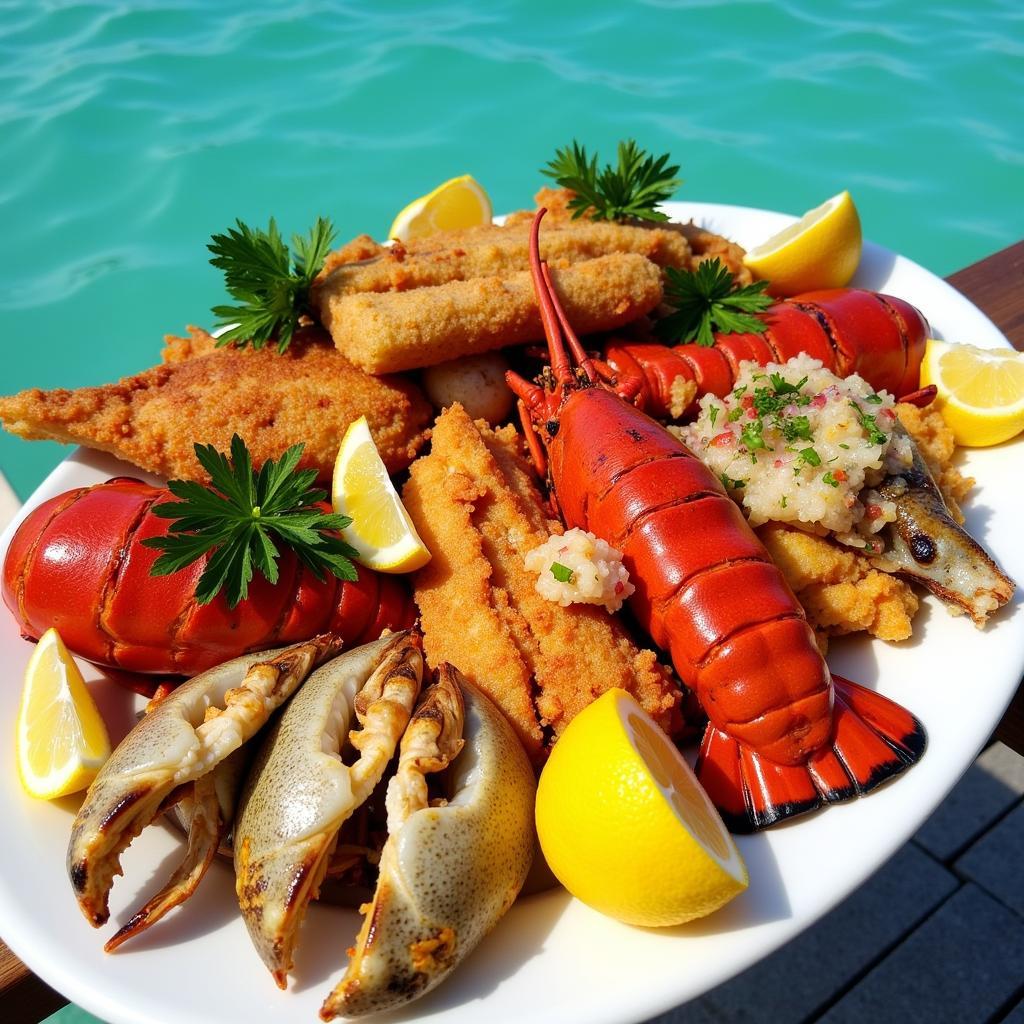 Belizean Seafood Platter