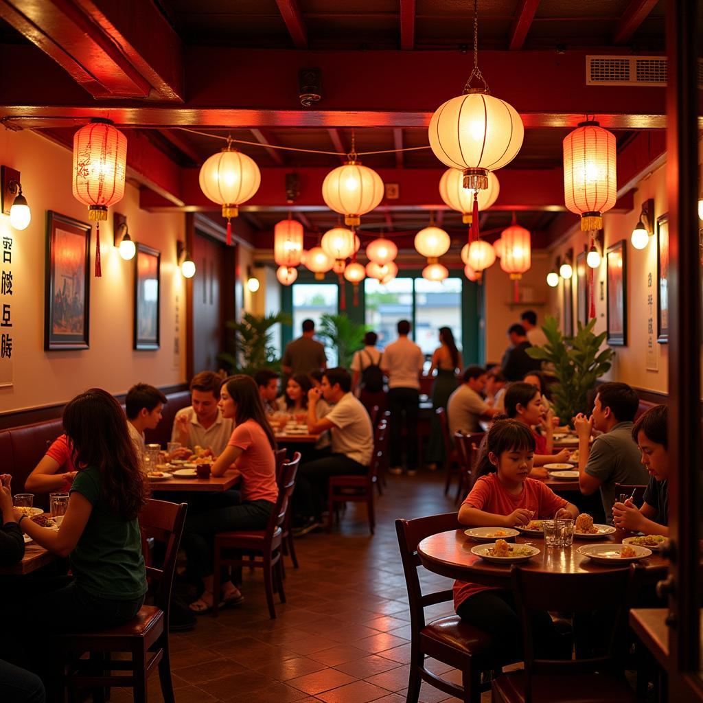 Bergenfield Chinese Restaurant Interior