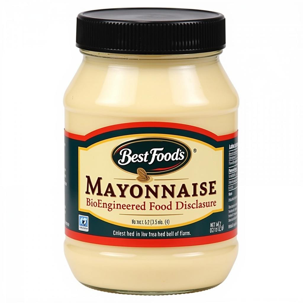 Best Foods Mayonnaise with Bioengineered Ingredients Label