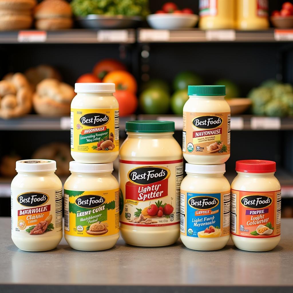 Best Foods Mayonnaise Product Lineup