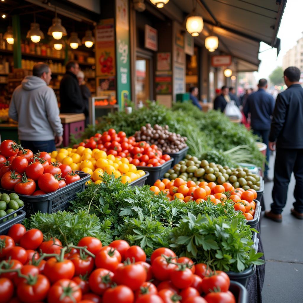 Fresh Produce at Bethlehem Market