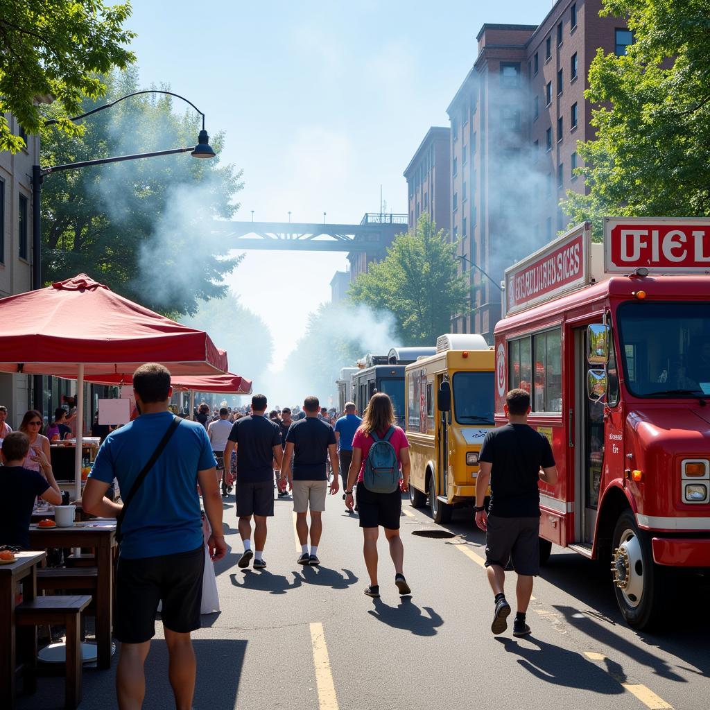 Billings Food Truck Battle Scene