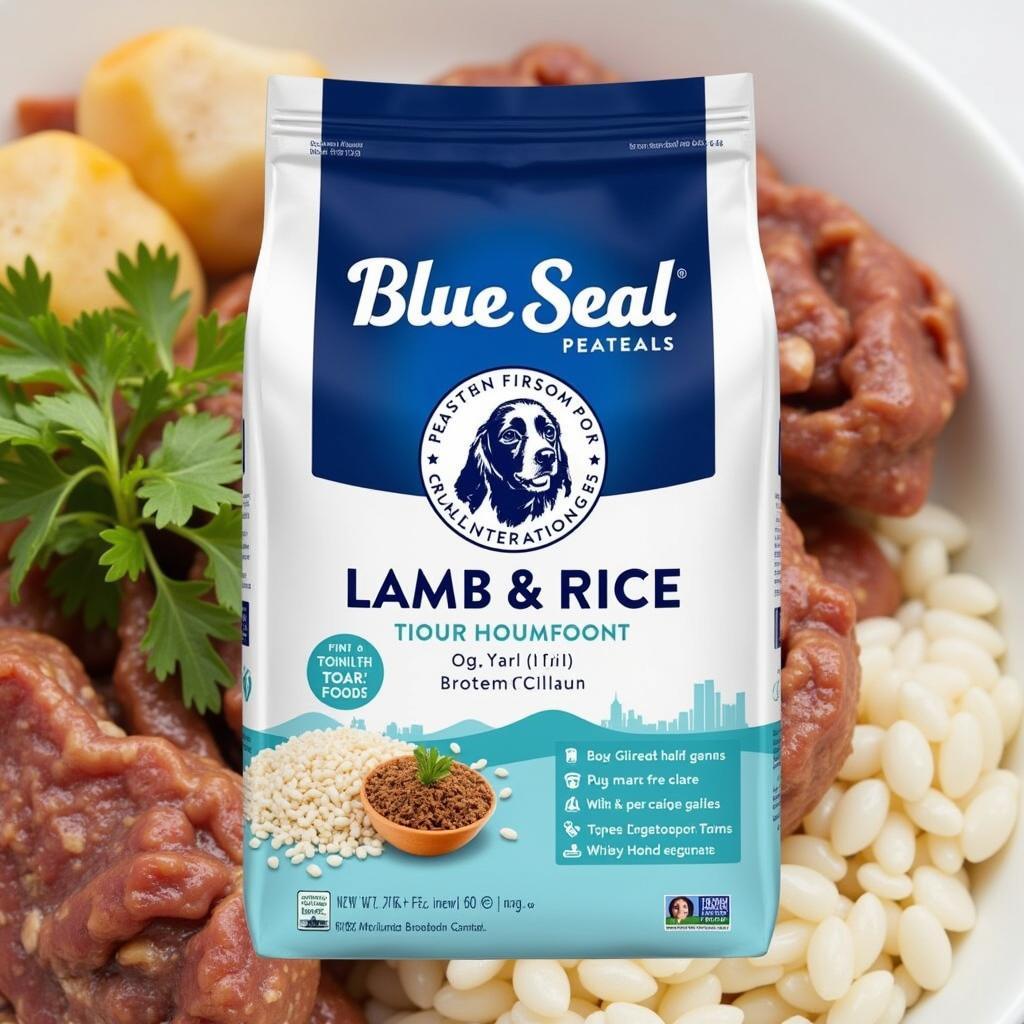 Blue Seal Lamb and Rice Dog Food Bag