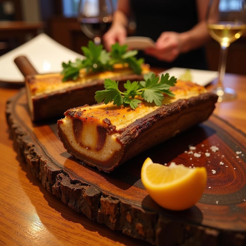 Roasted Bone Marrow Appetizer