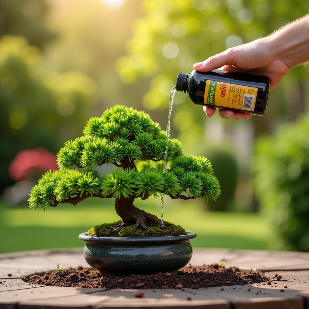 Fertilizing a Bonsai Tree