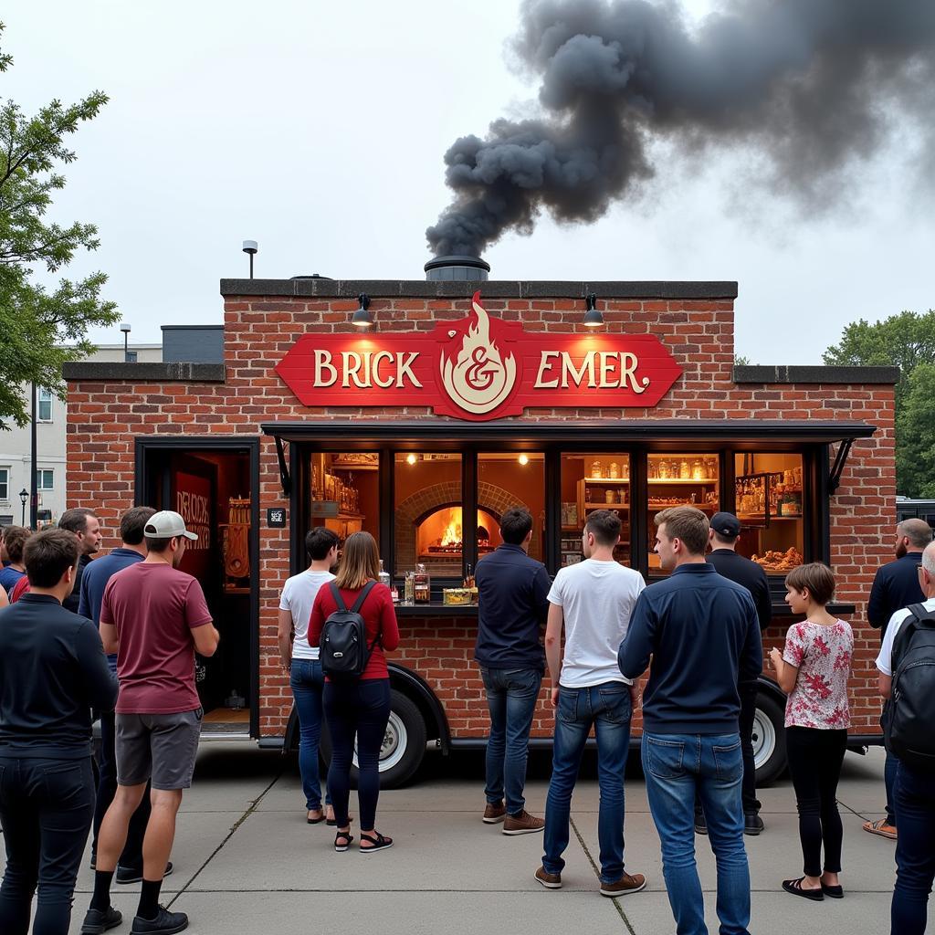 Brick and Ember Food Truck Exterior