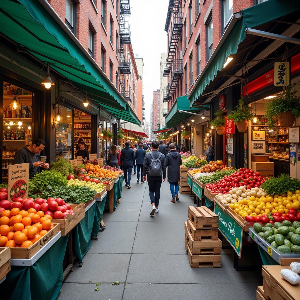 Brooklyn's Bustling Food Markets