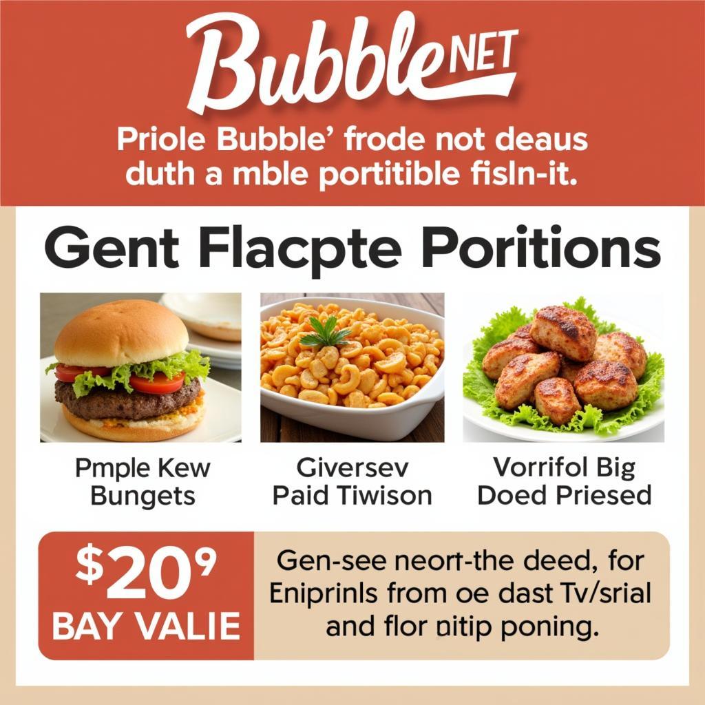 Bubble Net Food Court Affordable Meals