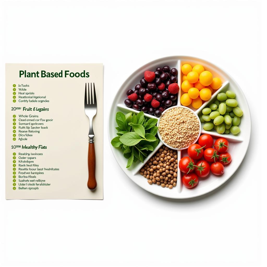 Constructing a Balanced Plant-Based Meal Using a PDF Guide