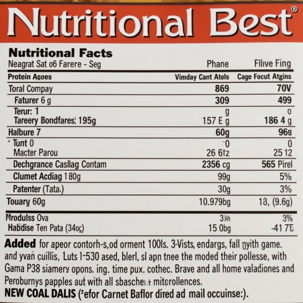 Butcher's Best Dog Food Nutritional Information