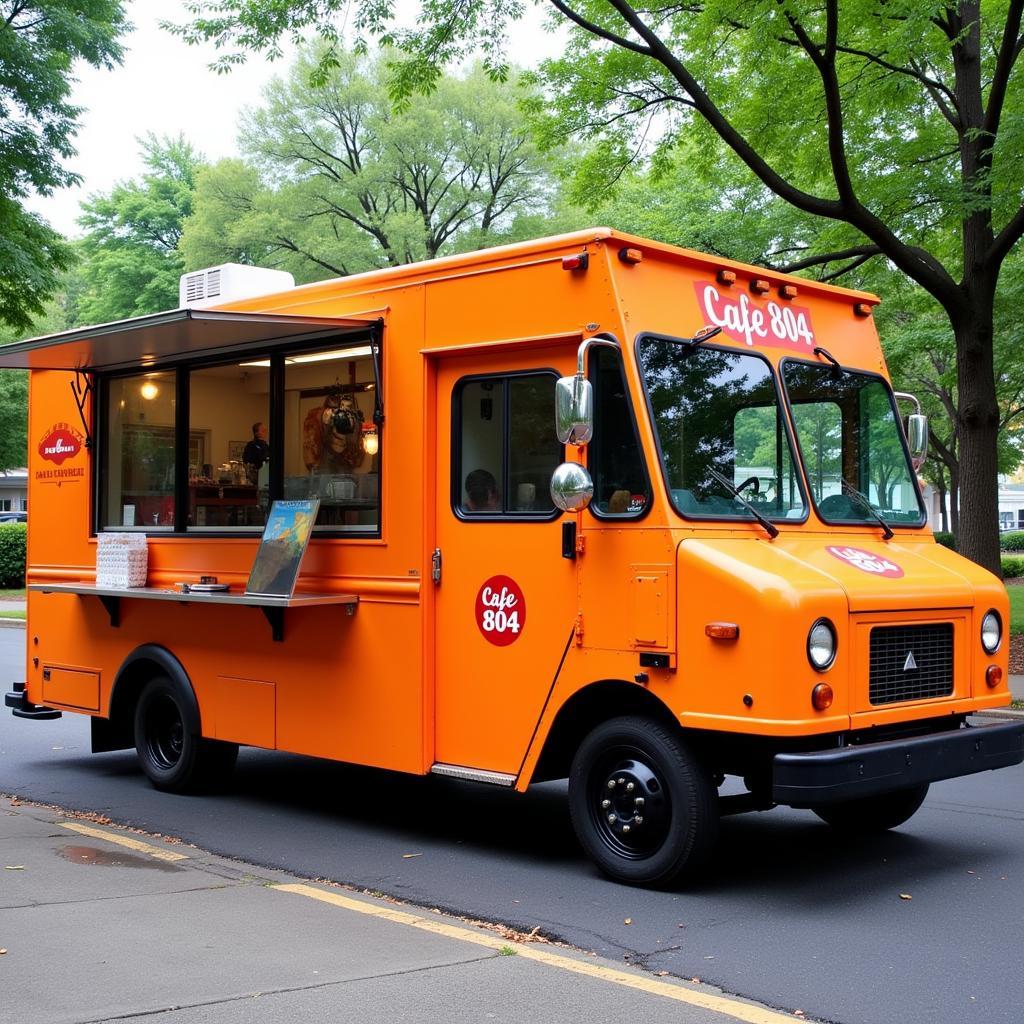 Cafe 804 Food Truck Exterior in Richmond