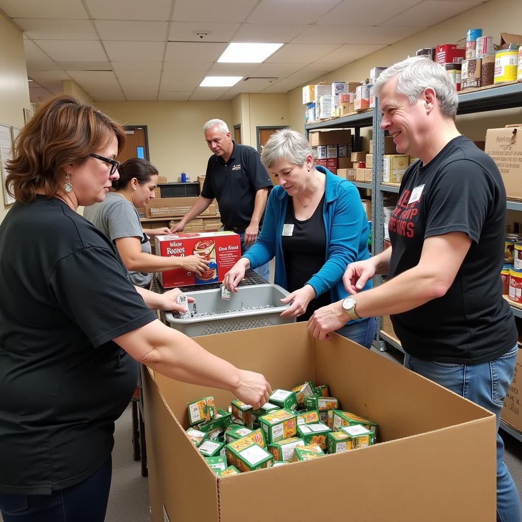 Cedar Park Food Pantry Volunteers Helping Families