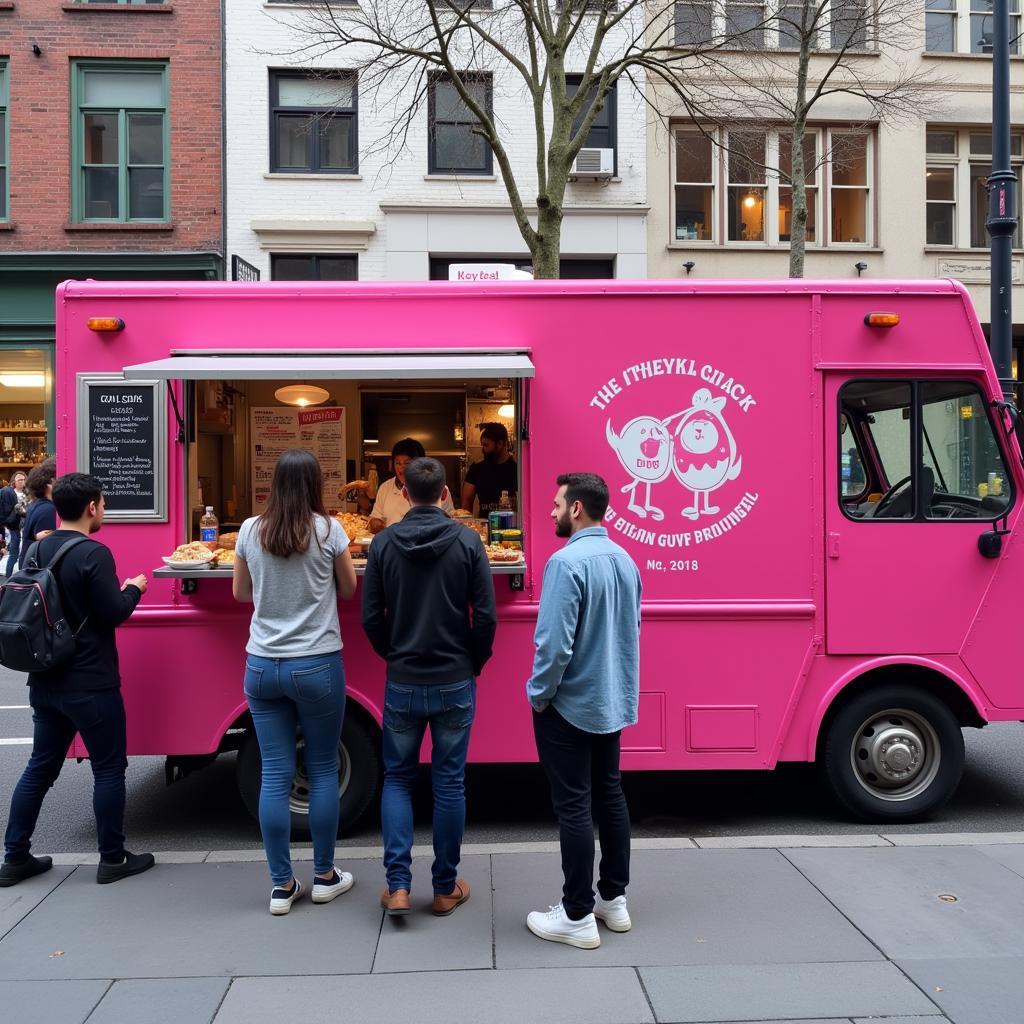 Cheeky Chick Food Truck Exterior