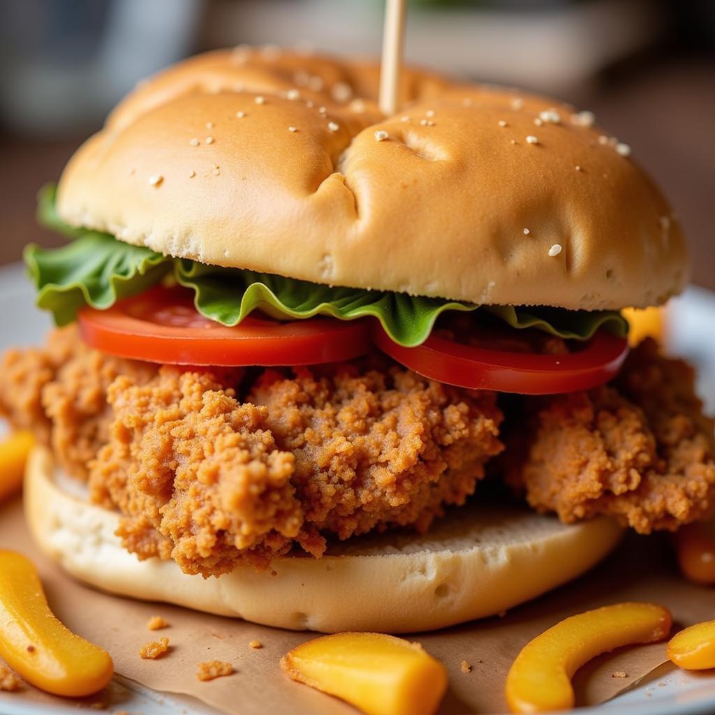 Cheeky Chick's Signature Fried Chicken Sandwich