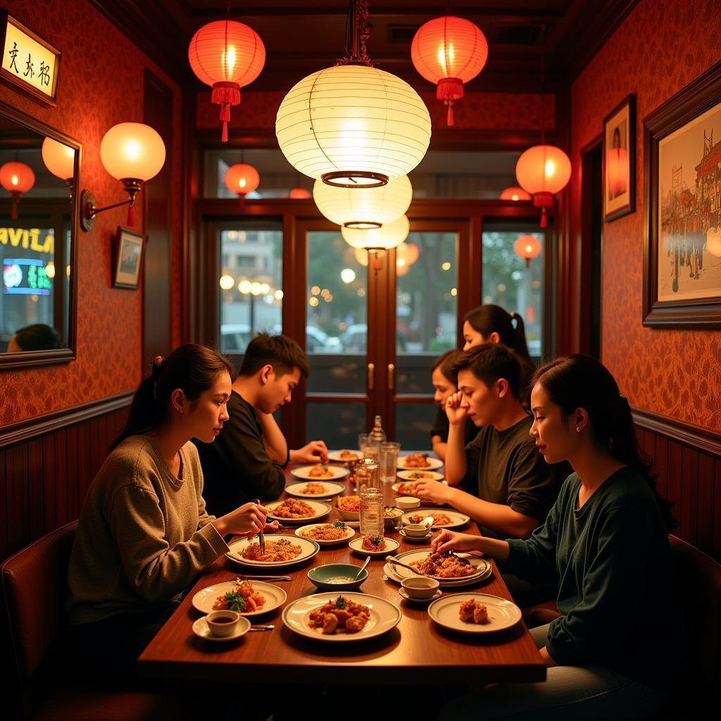 A family-run restaurant serving traditional Chengdu cuisine